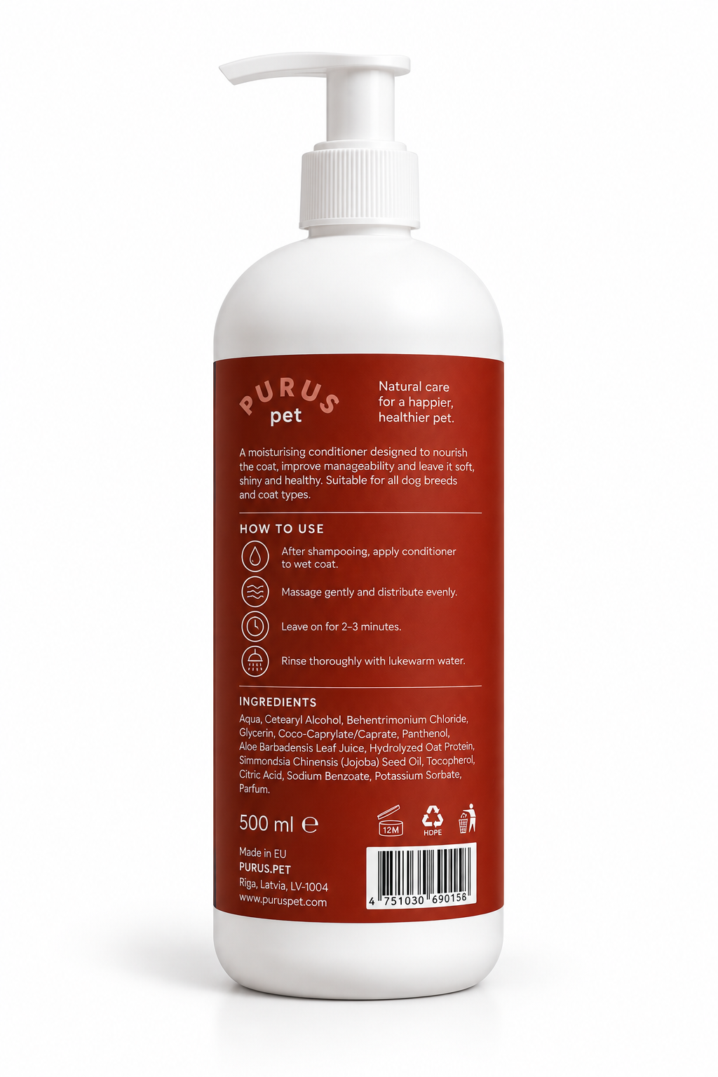 PURUS conditioner back product photo