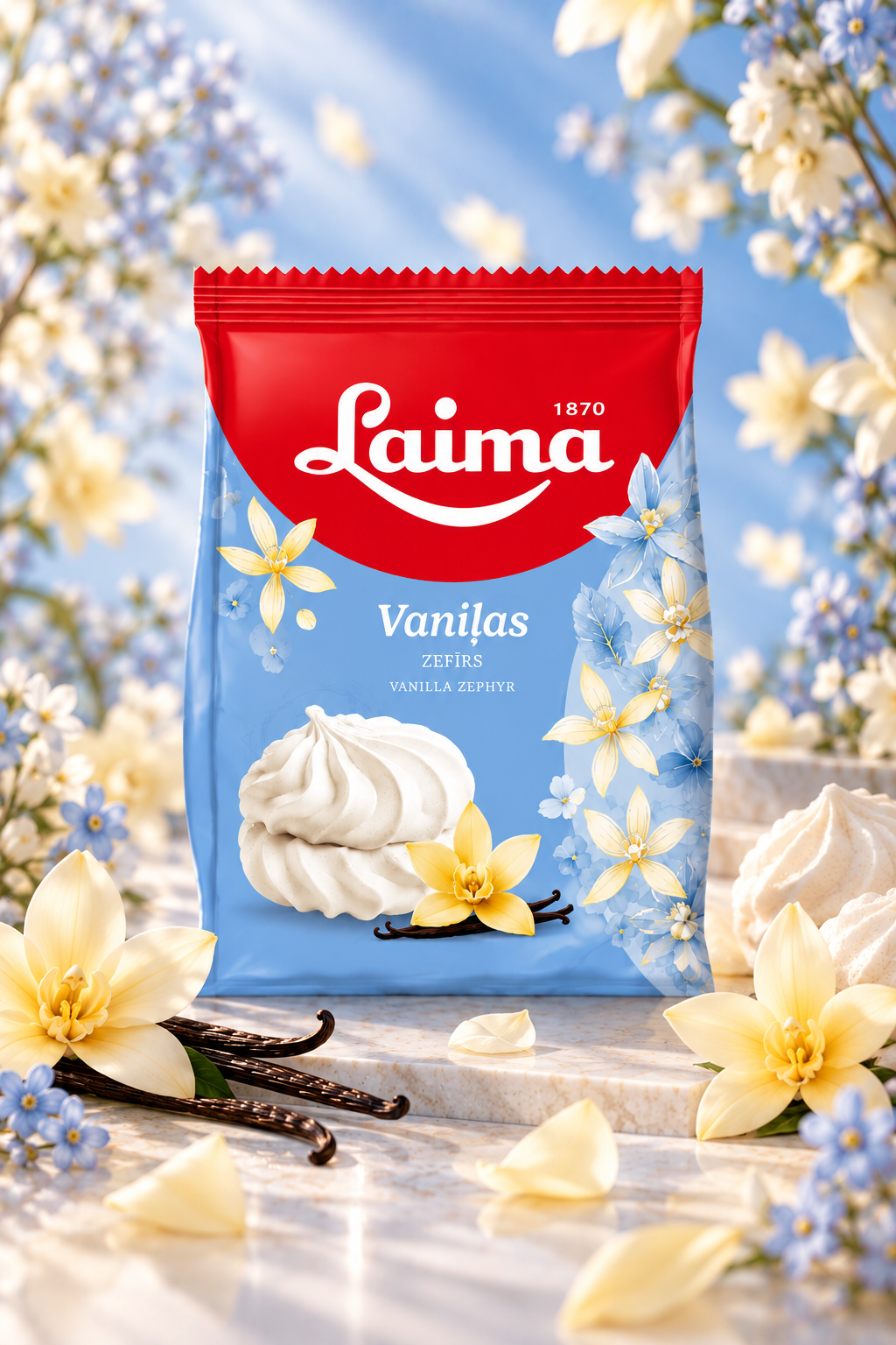 Laima vanilla product campaign